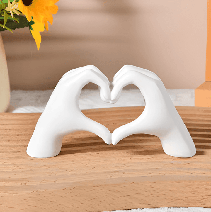 Lisslune | LoveSculpt Handcrafted Wooden Heart Decoration – Symbol of Love & Connection for Home Decor