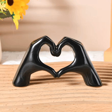Lisslune | LoveSculpt Handcrafted Wooden Heart Decoration – Symbol of Love & Connection for Home Decor