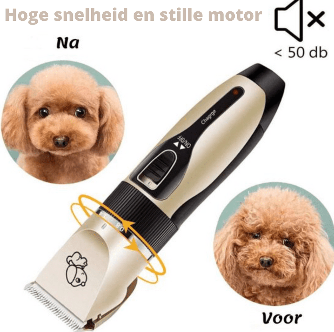 Lisslune | Professional Dog Clipper with Brush & 5 Speeds