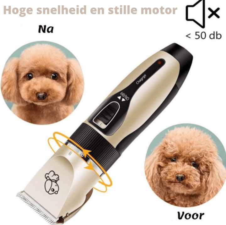 Lisslune | Professional Dog Clipper with Brush & 5 Speeds