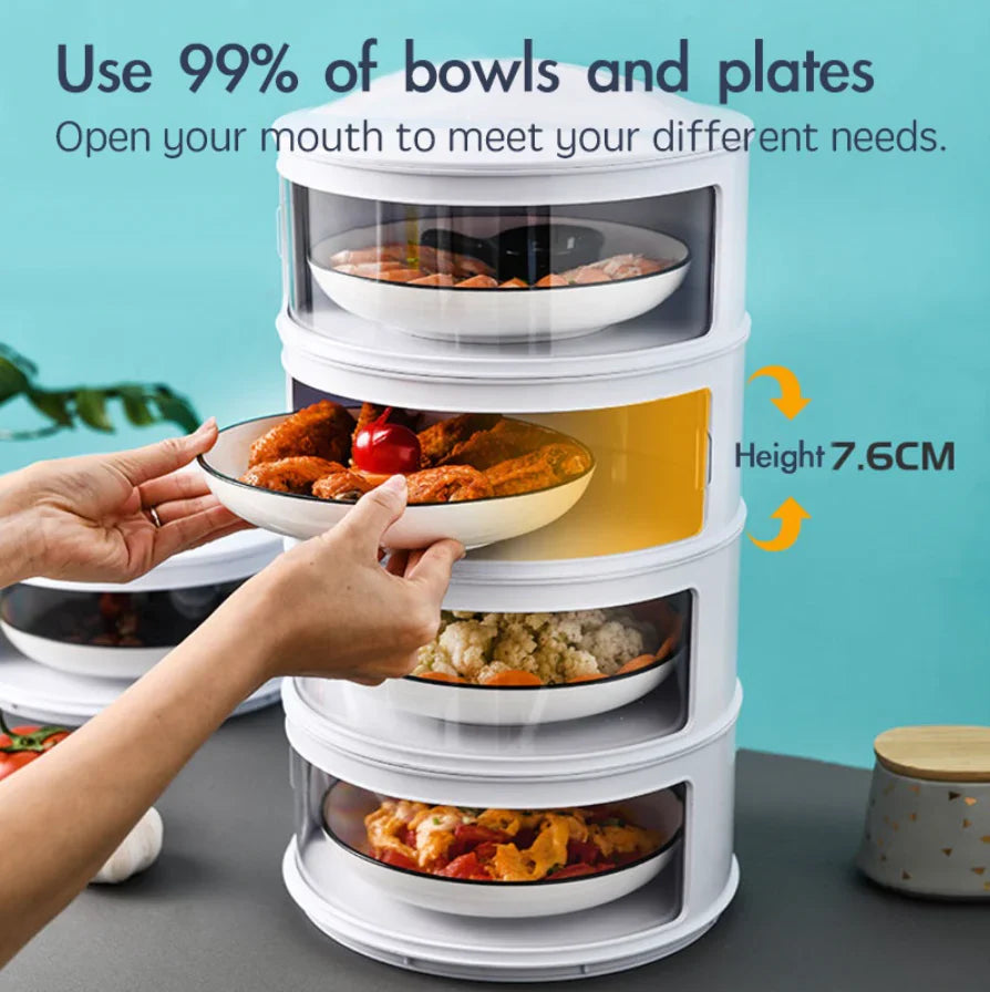 Lisslune | Stackable Multi-functional Storage Container for Food – Space-saving and Practical Food Storage System