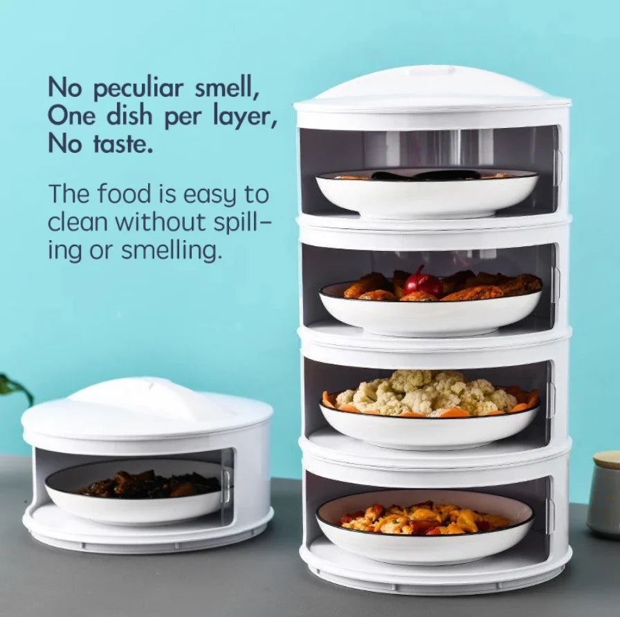 Lisslune | Stackable Multi-functional Storage Container for Food – Space-saving and Practical Food Storage System
