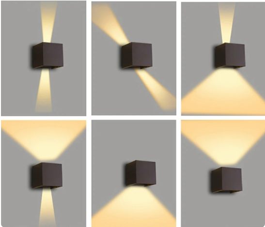 Lisslune | LED Cube Wall Lamps | 1+1 Free
