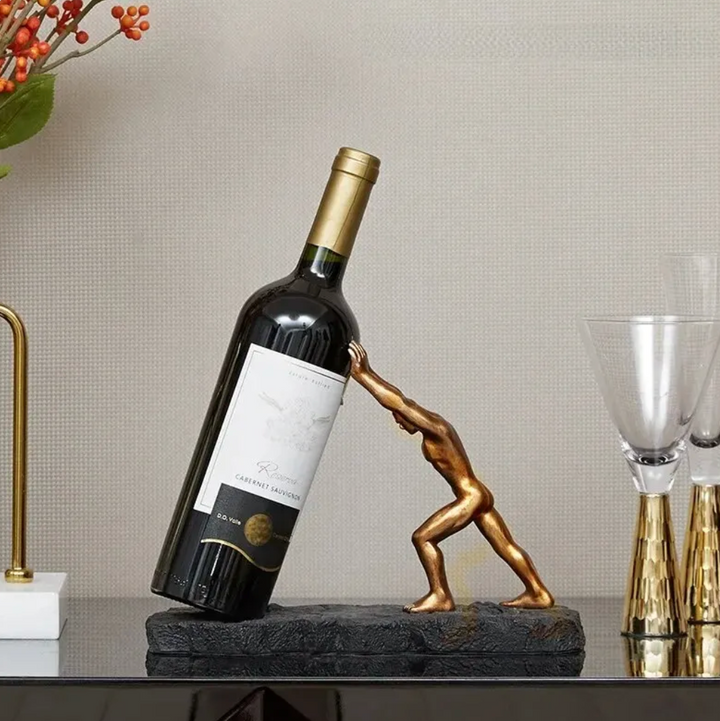 Lisslune | Wine Bottle Holder - VinoLux - Premium Design - Luxurious Eye-Catcher