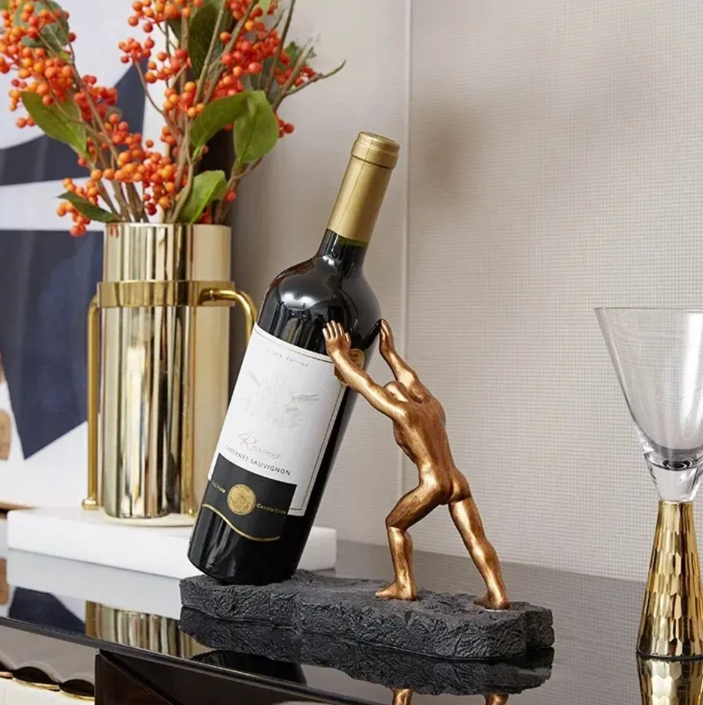 Lisslune | Wine Bottle Holder - VinoLux - Premium Design - Luxurious Eye-Catcher
