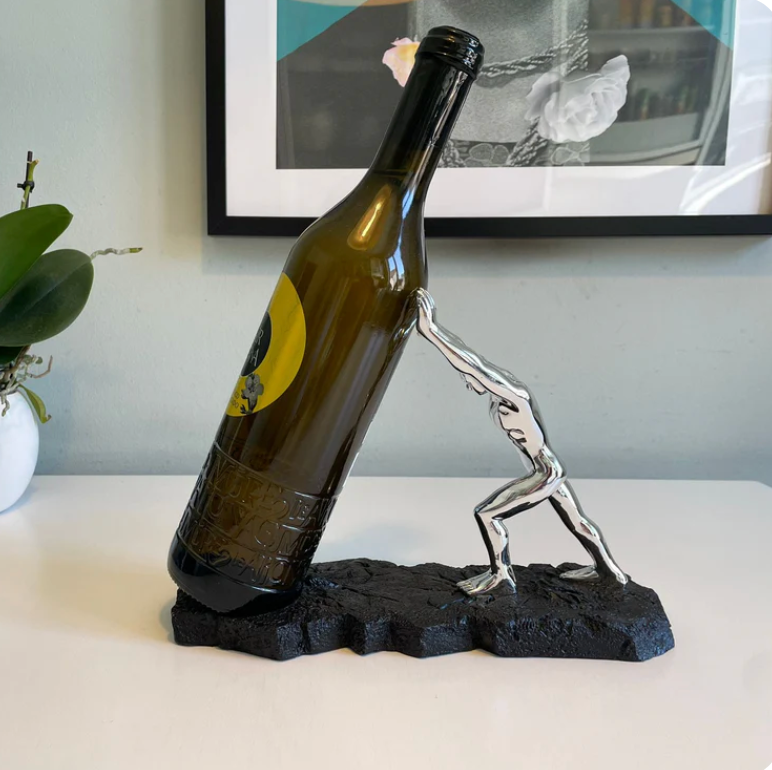 Lisslune | Wine Bottle Holder - VinoLux - Premium Design - Luxurious Eye-Catcher