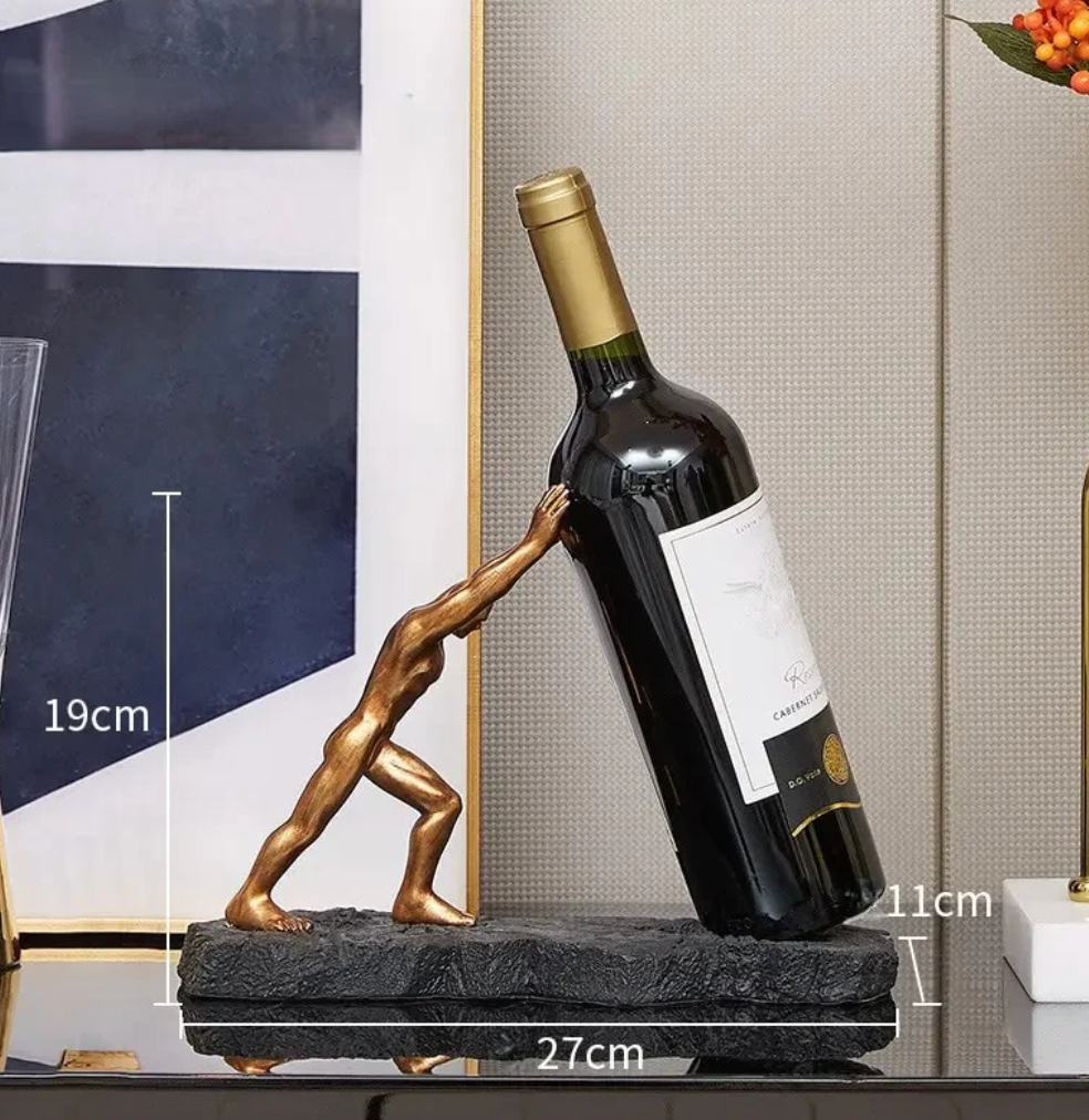 Lisslune | Wine Bottle Holder - VinoLux - Premium Design - Luxurious Eye-Catcher
