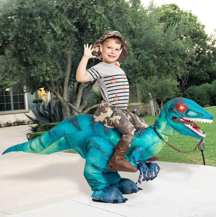 Lisslune | Ride-On Inflatable Dinosaur Costume for Kids – Fun Fancy Dress for Parties & Halloween
