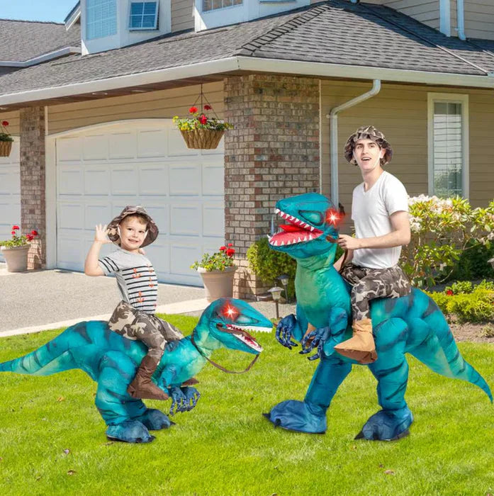 Lisslune | Ride-On Inflatable Dinosaur Costume for Kids – Fun Fancy Dress for Parties & Halloween