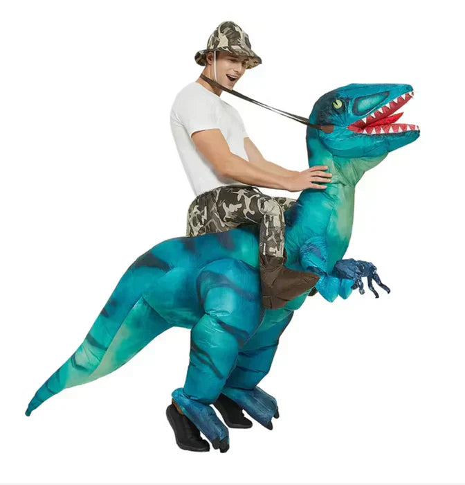 Lisslune | Ride-On Inflatable Dinosaur Costume for Kids – Fun Fancy Dress for Parties & Halloween