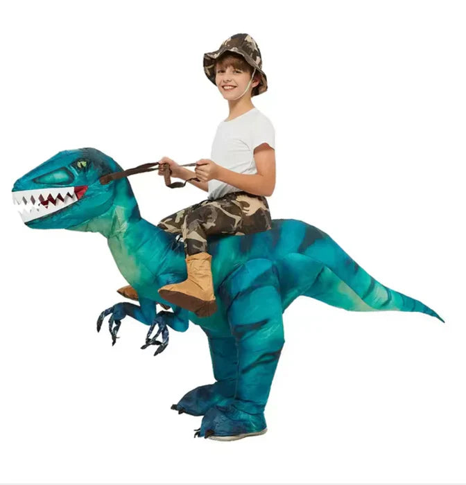 Lisslune | Ride-On Inflatable Dinosaur Costume for Kids – Fun Fancy Dress for Parties & Halloween