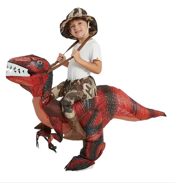 Lisslune | Ride-On Inflatable Dinosaur Costume for Kids – Fun Fancy Dress for Parties & Halloween