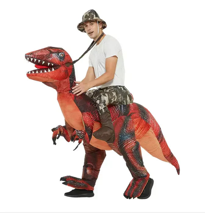 Lisslune | Ride-On Inflatable Dinosaur Costume for Kids – Fun Fancy Dress for Parties & Halloween