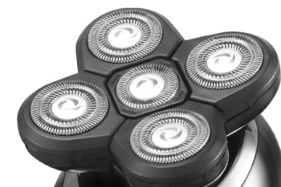Lisslune | Extra Heads for Waterproof Electric Men’s Shaver with 5 Heads