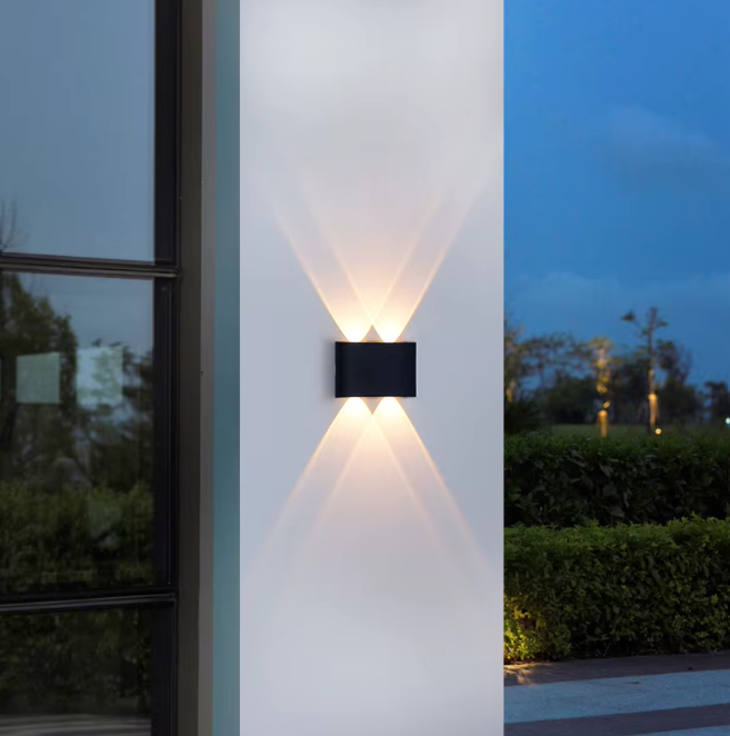 Lisslune | Modern Indoor Outdoor Wall Light – Minimalist LED Fixture