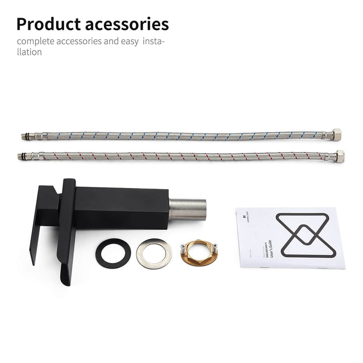 Lisslune | Black Waterfall Faucet Bath