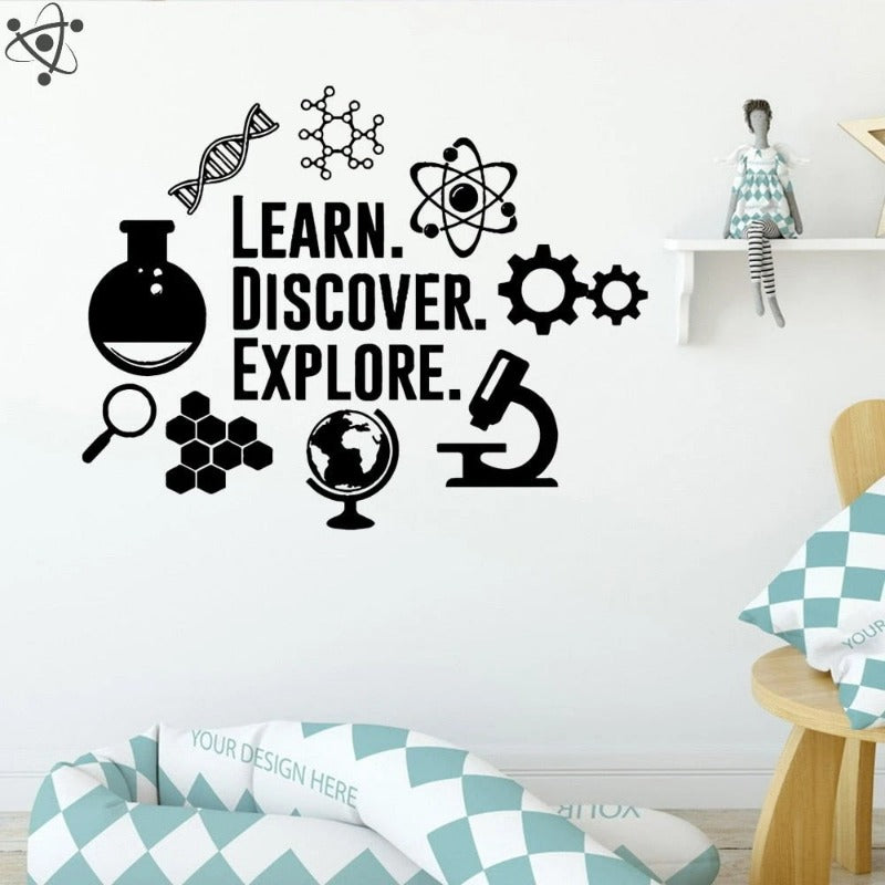 Lisslune | Wall sticker for scientific exploration