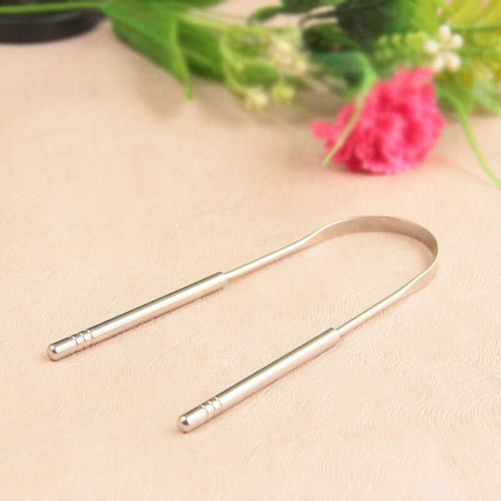 Lisslune | Stainless Steel Tongue Scraper for Fresh Breath & Better Oral Hygiene