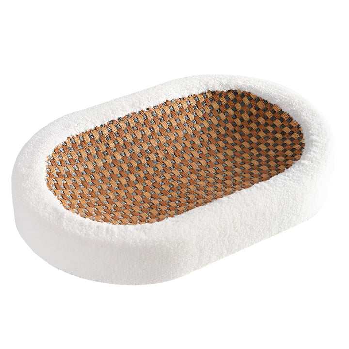 Lisslune | Luxury Cat Bed with Scratching Surface – Plush 2-in-1 Cat Furniture