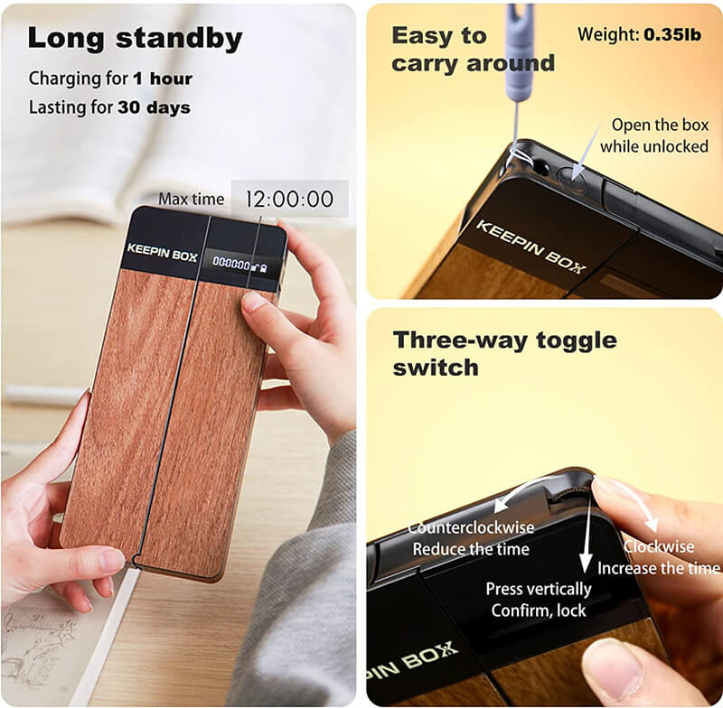 Lisslune | ScreenGuard Phone Time Lock Box