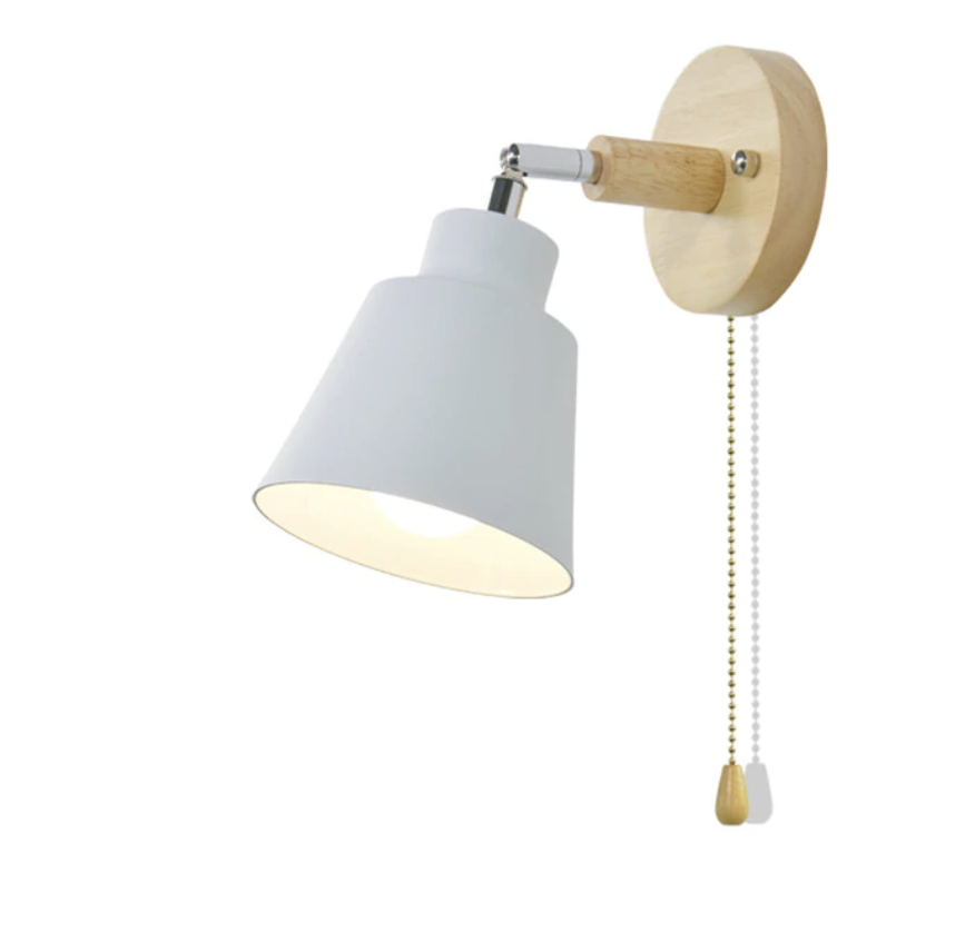 Lisslune | Rotatable Collin Wall Light with Pull Chain Switch