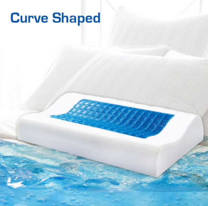 Lisslune | Deluxe memory foam pillow with cooling gel top