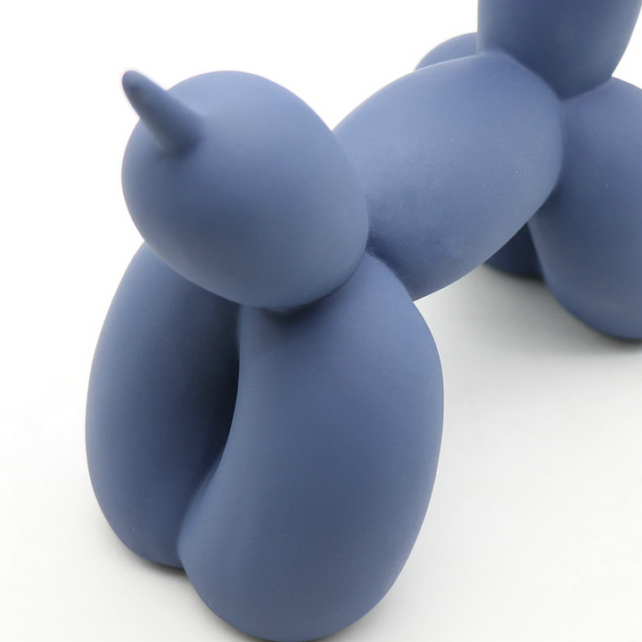 Lisslune | BalloonDog Lively Dog Sculpture | Pop-Art Decoration | Modern Home Decor | Handmade Statue