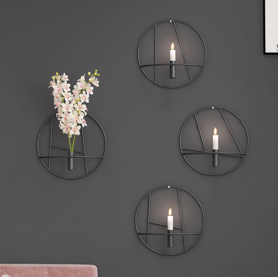 Lisslune | WallAura - Ryder Candleholder and Vase Combo
