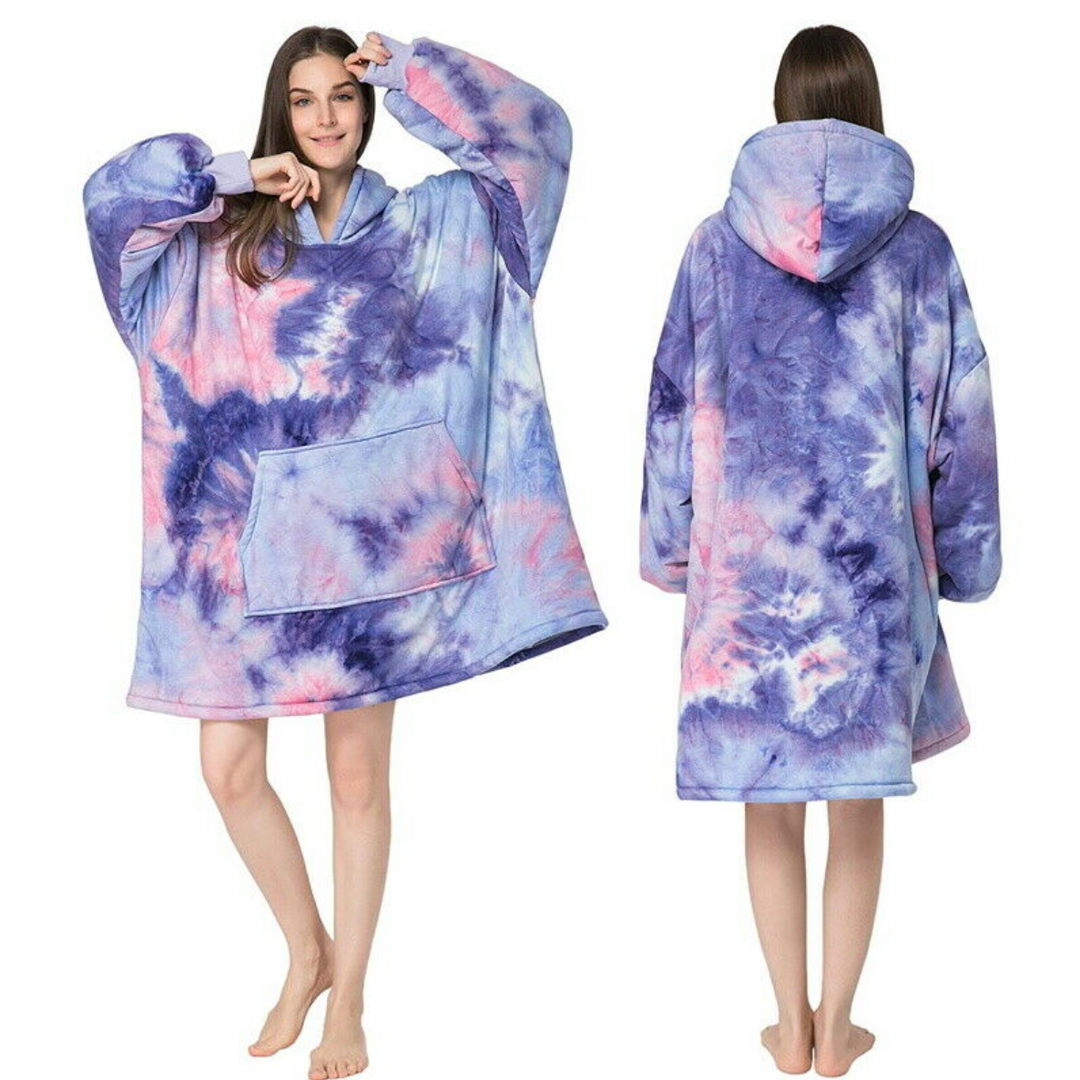 Lisslune | Therapeutic Rainbow Batik Blanket Hoodie
