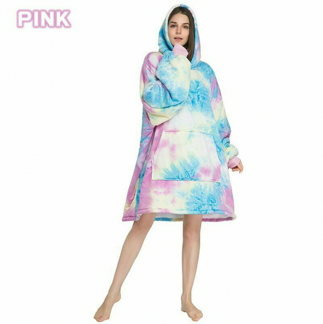 Lisslune | Therapeutic Rainbow Batik Blanket Hoodie
