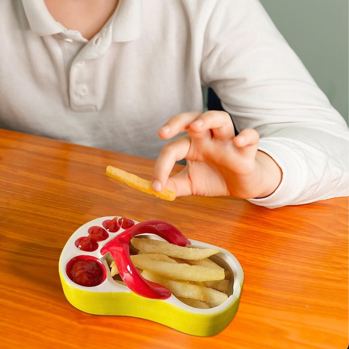 Lisslune | Ceramic Flip Flop Food Serving Bowl