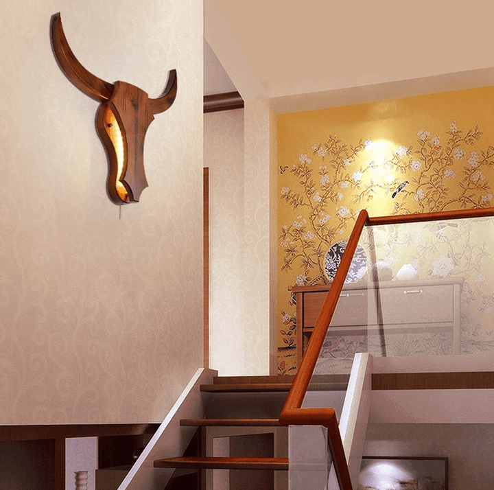 Lisslune | Nordic Style Bull Head Creative Lamps