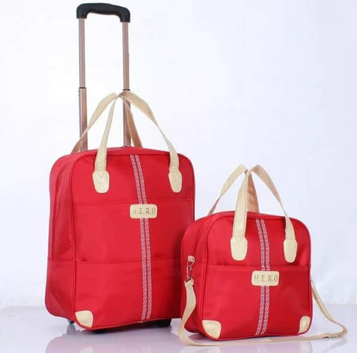 Lisslune | 2 in 1 Trolley Traveling Bag with a boarding bag