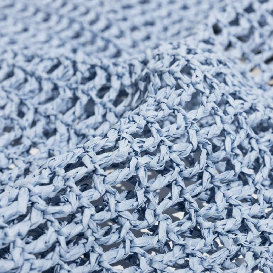 Lisslune | Net straw crochet beach bag
