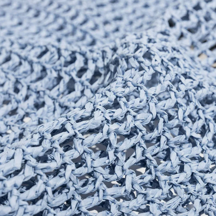 Lisslune | Net straw crochet beach bag