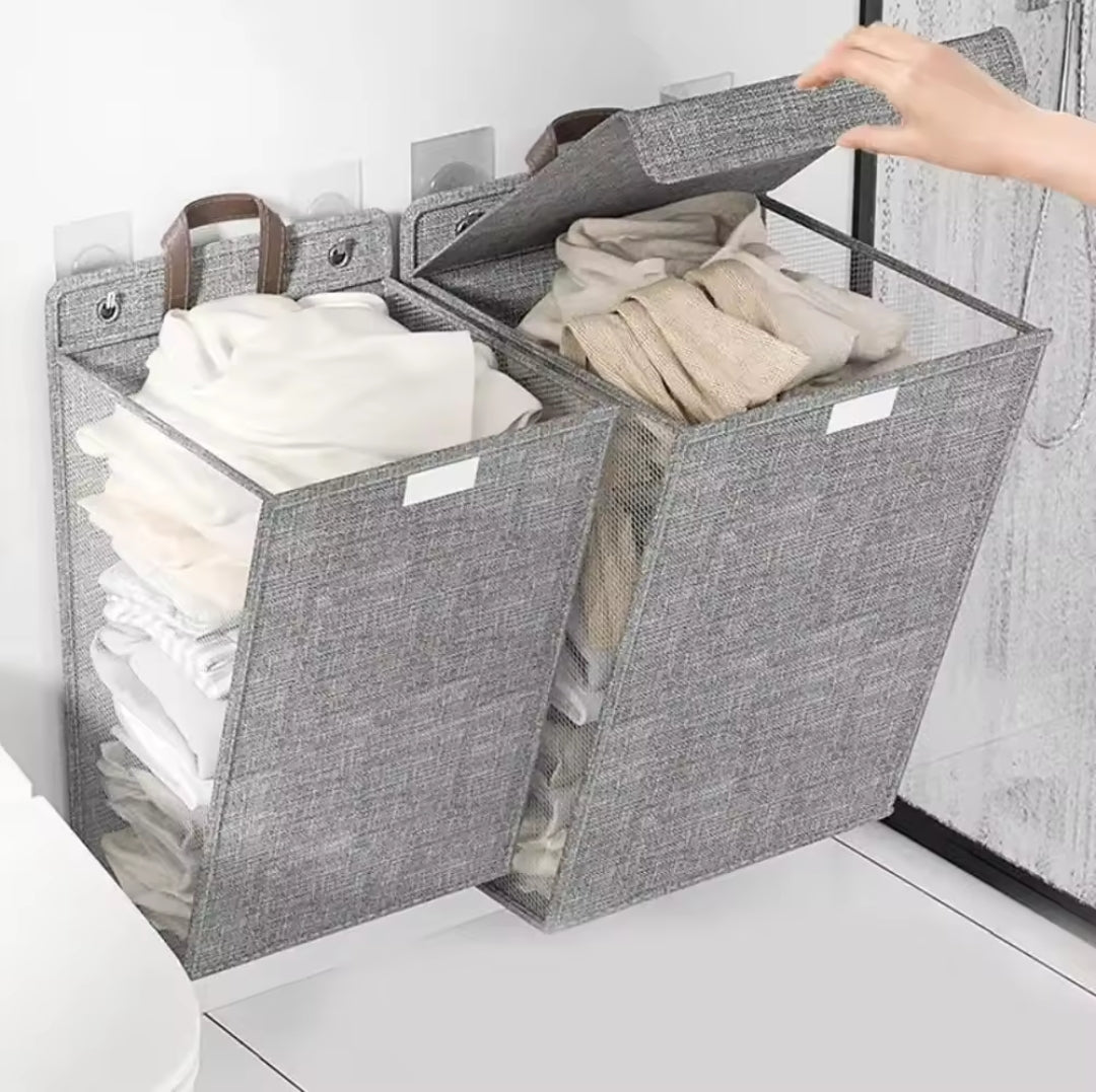 Lisslune | Wall-mounted folding laundry basket
