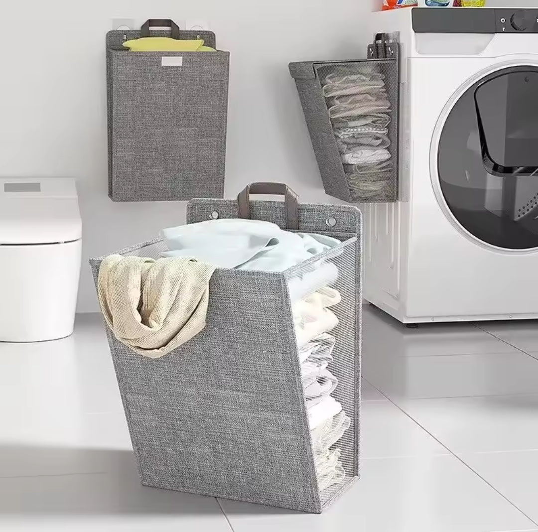 Lisslune | Wall-mounted folding laundry basket