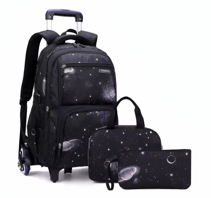 Lisslune | Rolling Trolley School Backpack