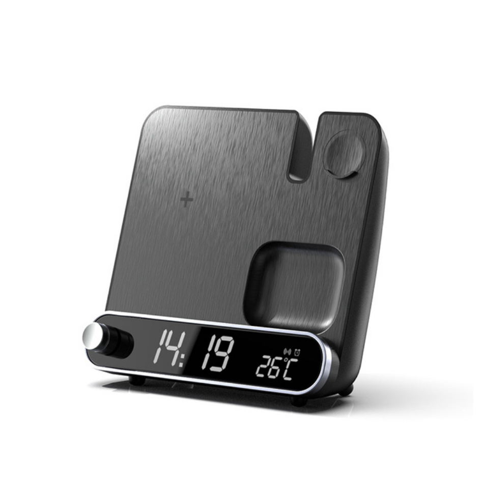 Lisslune | 3 in 1 wireless charger Alarm clock