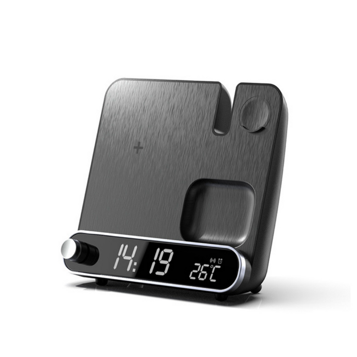 Lisslune | 3 in 1 wireless charger Alarm clock
