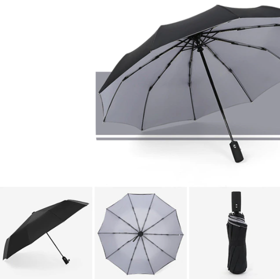 Lisslune | StormShield Automatic Umbrella – Windproof Storm Umbrella with Reversed Closing Mechanism