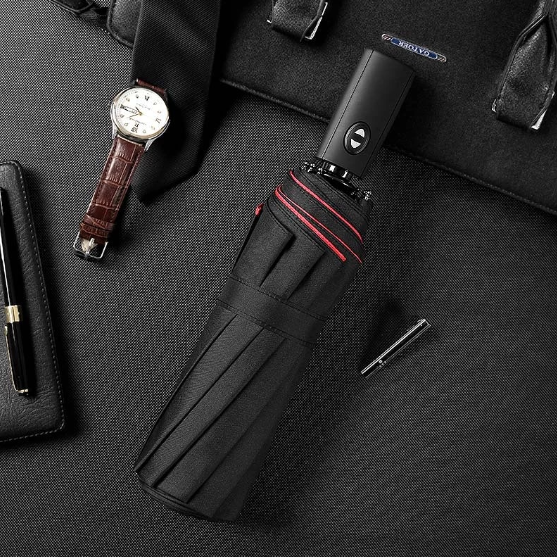 Lisslune | StormShield Automatic Umbrella – Windproof Storm Umbrella with Reversed Closing Mechanism