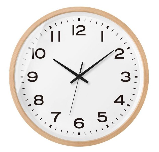 Lisslune | NordWood - Scandinavian Wooden Wall Clock Minimalist Design