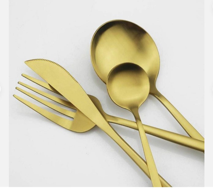Lisslune | Minimalist Stainless Steel Cutlery Set