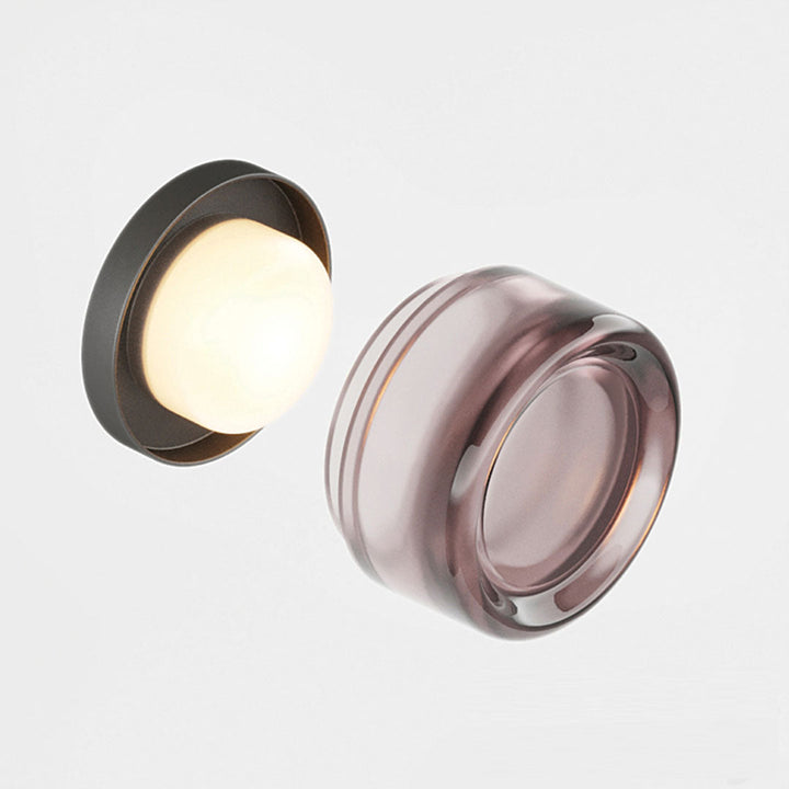 Lisslune | LumièreLux - Stylish Dimple Wall Lamp made of Metal and Glass