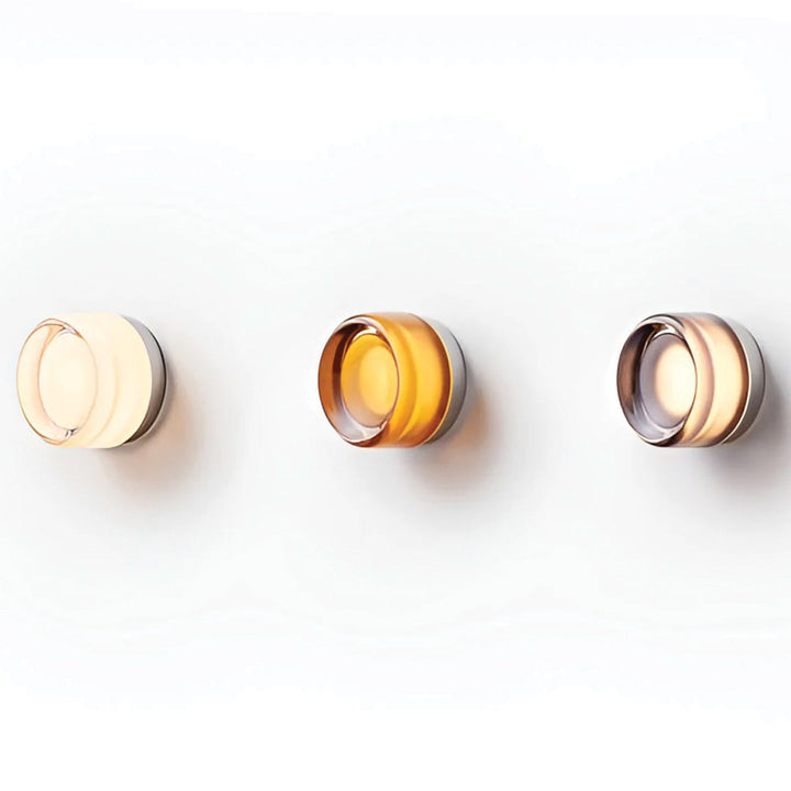 Lisslune | LumièreLux - Stylish Dimple Wall Lamp made of Metal and Glass