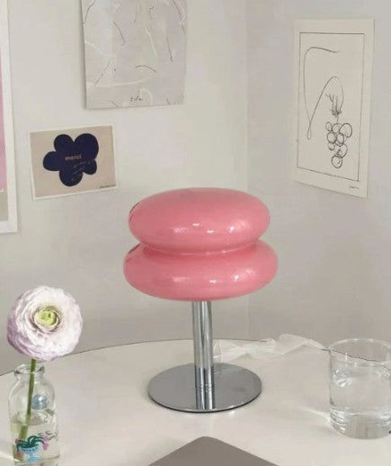 Lisslune | LueurRose – Retro Table Lamp with Dimmable LED and USB