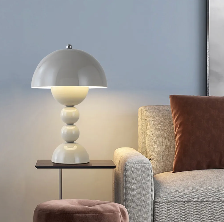 Lisslune | Mushroom Dimmerable LED Table Lamp | USB Rechargeable