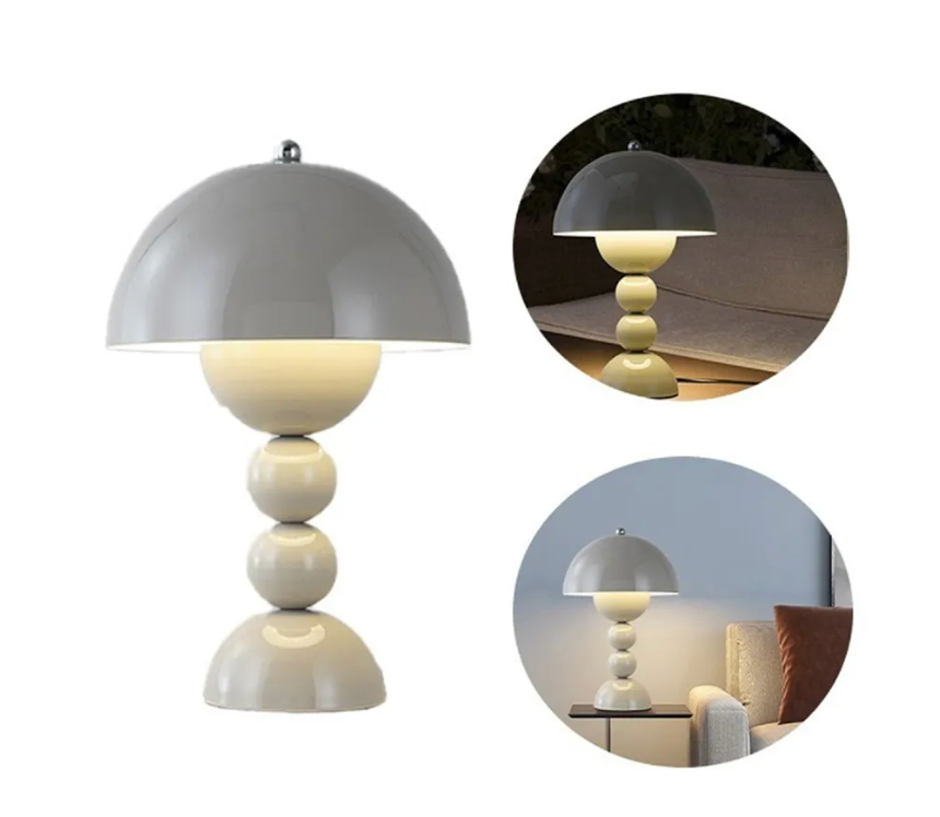 Lisslune | Mushroom Dimmerable LED Table Lamp | USB Rechargeable