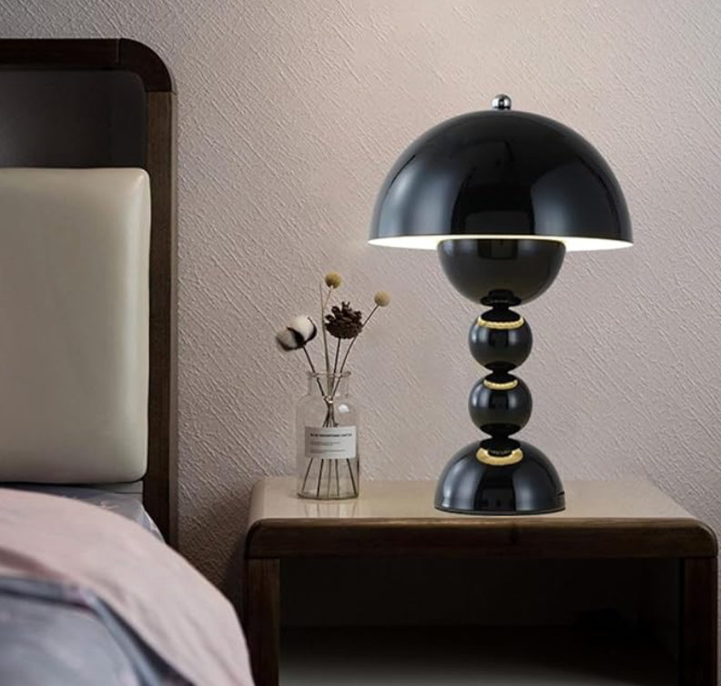 Lisslune | Mushroom Dimmerable LED Table Lamp | USB Rechargeable